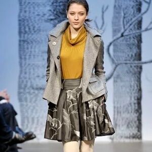 Adam by Adam Lippes Eagle Print Skirt FW2008 Runway (Size 2 Oversized)